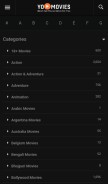 How yomovies.it looks like on a mobile device such as an iPhone.