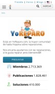 How yoreparo.com looks like on a mobile device such as an iPhone.