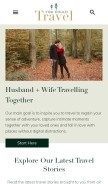 How youcouldtravel.com looks like on a mobile device such as an iPhone.