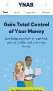 How youneedabudget.com looks like on a mobile device such as an iPhone.