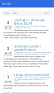 How yourbookmarking.space looks like on a mobile device such as an iPhone.