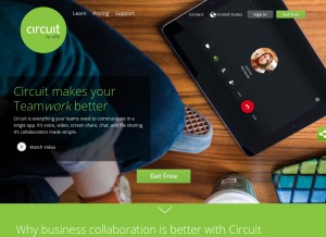 How yourcircuit.com looks like on a tablet such as an iPad.