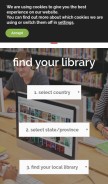 How yourcloudlibrary.com looks like on a mobile device such as an iPhone.