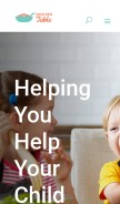 How yourkidstable.com looks like on a mobile device such as an iPhone.