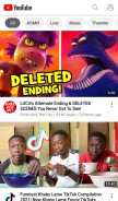 How youtube.com looks like on a mobile device such as an iPhone.