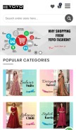 How yoyofashion.in looks like on a mobile device such as an iPhone.