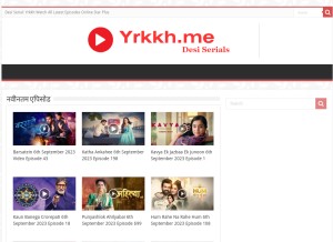 How yrkkh.me looks like on a tablet such as an iPad.
