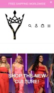 How yugenculture.com looks like on a mobile device such as an iPhone.