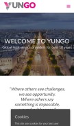 How yungo.ae looks like on a mobile device such as an iPhone.