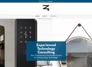 How z4hd.com looks like on a tablet such as an iPad.