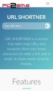 How za2.us looks like on a mobile device such as an iPhone.