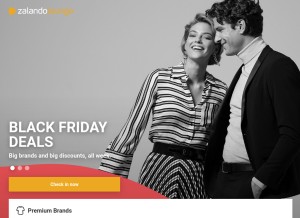 How zalando-lounge.com looks like on a tablet such as an iPad.