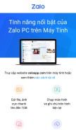How zaloapp.com looks like on a mobile device such as an iPhone.