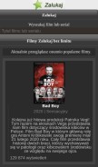 How zalukaj.in looks like on a mobile device such as an iPhone.