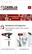 How zarbi.ch looks like on a mobile device such as an iPhone.