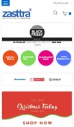 How zasttra.com looks like on a mobile device such as an iPhone.