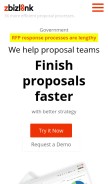 How zbizlink.com looks like on a mobile device such as an iPhone.