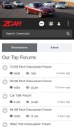 How zcar.com looks like on a mobile device such as an iPhone.