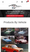 How zcardepot.com looks like on a mobile device such as an iPhone.