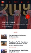 How zdnet.com looks like on a mobile device such as an iPhone.