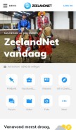 How zeelandnet.nl looks like on a mobile device such as an iPhone.