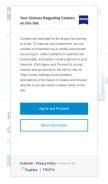 How zeiss.com looks like on a mobile device such as an iPhone.
