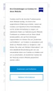 How zeiss.de looks like on a mobile device such as an iPhone.