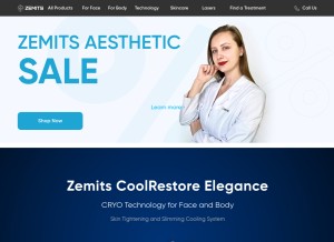 How zemits.com looks like on a tablet such as an iPad.