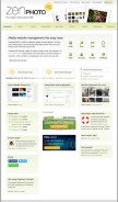 How zenphoto.org looks like on a mobile device such as an iPhone.
