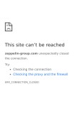 How zeppelin-group.com looks like on a mobile device such as an iPhone.