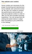 How zetes.com looks like on a mobile device such as an iPhone.