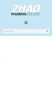 How zhaobio.com looks like on a mobile device such as an iPhone.