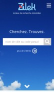 How zilek.com looks like on a mobile device such as an iPhone.