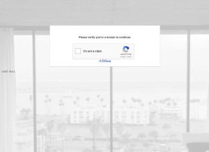 How zillow.com looks like on a tablet such as an iPad.