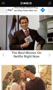How zimbio.com looks like on a mobile device such as an iPhone.