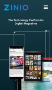 How ziniopro.com looks like on a mobile device such as an iPhone.
