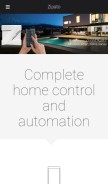 How zipato.com looks like on a mobile device such as an iPhone.