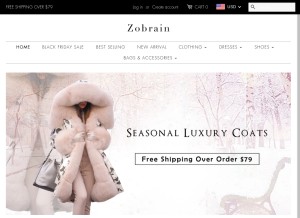 How zobrain.com looks like on a tablet such as an iPad.