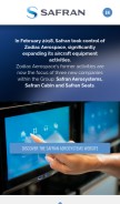 How zodiacaerospace.com looks like on a mobile device such as an iPhone.