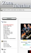 How zone-telechargement2.best looks like on a mobile device such as an iPhone.