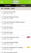 How zone-turf.fr looks like on a mobile device such as an iPhone.