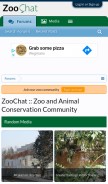 How zoochat.com looks like on a mobile device such as an iPhone.