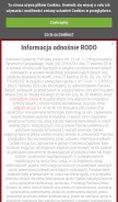 How zory.pl looks like on a mobile device such as an iPhone.
