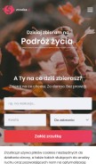 How zrzutka.pl looks like on a mobile device such as an iPhone.