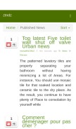 How ztndz.com looks like on a mobile device such as an iPhone.