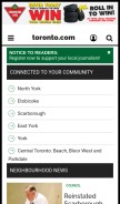How zuza.com looks like on a mobile device such as an iPhone.