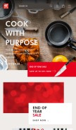 How zwilling.com looks like on a mobile device such as an iPhone.