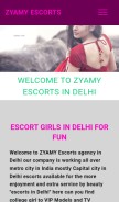 How zyamy.com looks like on a mobile device such as an iPhone.