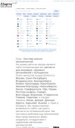How zzap.ru looks like on a mobile device such as an iPhone.